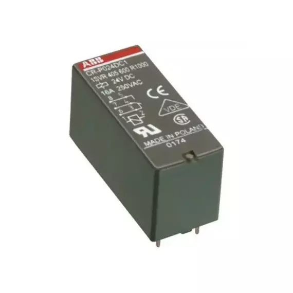Реле CR-P012DC2 12B DC 2ПК (8A) ABB 1SVR405601R4000
