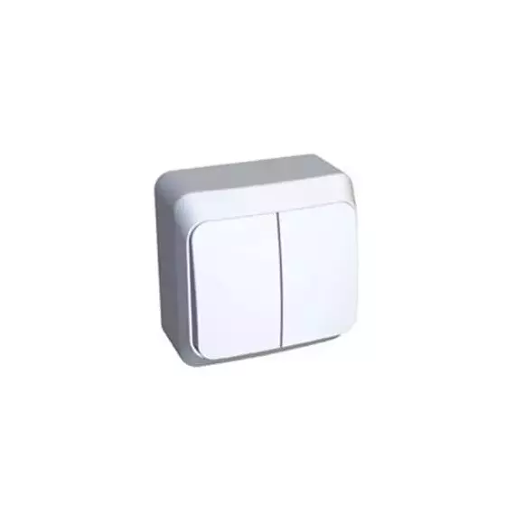 Выключатель 2-кл. ОП 10А IP44 бел. БЕЛТИЗ А5 10-001