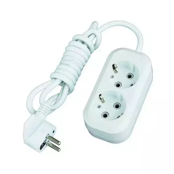 Удлинитель 2х3м с заземл. 16А IP20 Е-302 АБС-пл. ПВС 3х1 UNIVersal 9631973