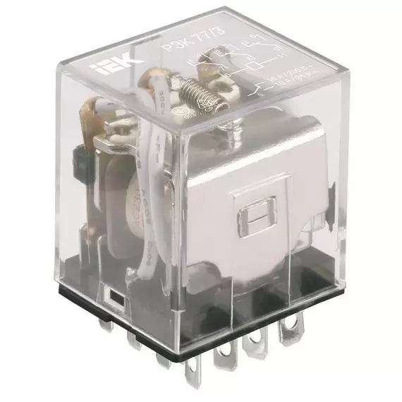 Реле РЭК 77-3 10А 220В AC IEK RRP10-3-10-220A
