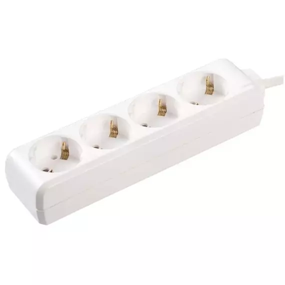 Удлинитель 4х5м с заземл. 16А IP20 У04 2P+PE IEK WYP10-16-04-05-Z-N