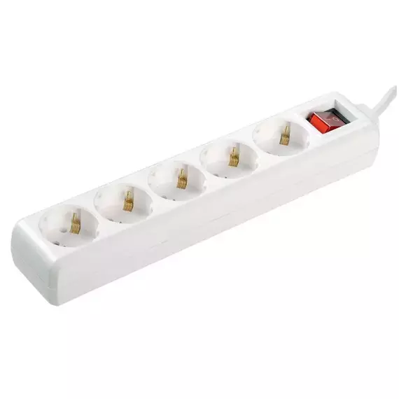 Удлинитель 5х3м с заземл. 16А IP20 У05К с выкл. 2P+PE IEK WYP10-16-05-03-ZK-N