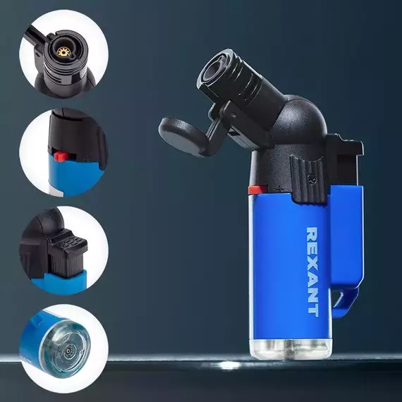 Зажигалка турбо GT-10 заправляемая Rexant 12-0010, изображение 3