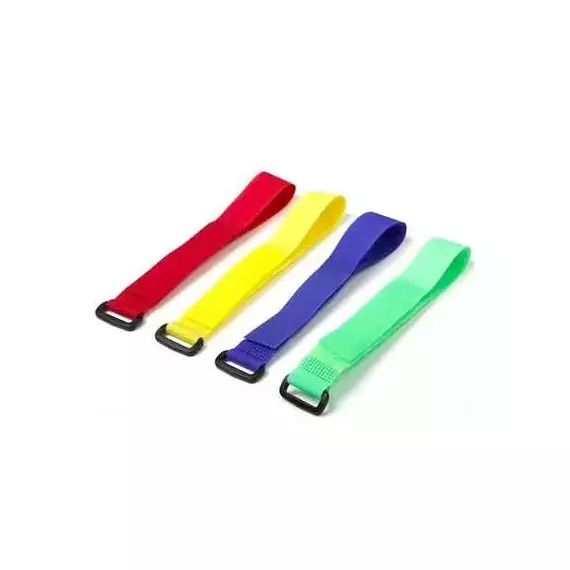 Хомут для кабеля липучка WAS-290-RD 290х20мм с застеж. красн. Hyperline 16957
