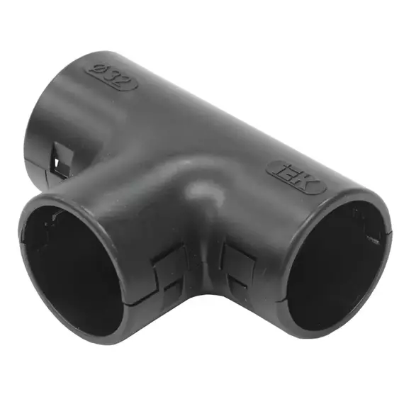Тройник открывающийся TI32G черн. (уп.5шт) IEK CTA10D-TIG32-K02-005