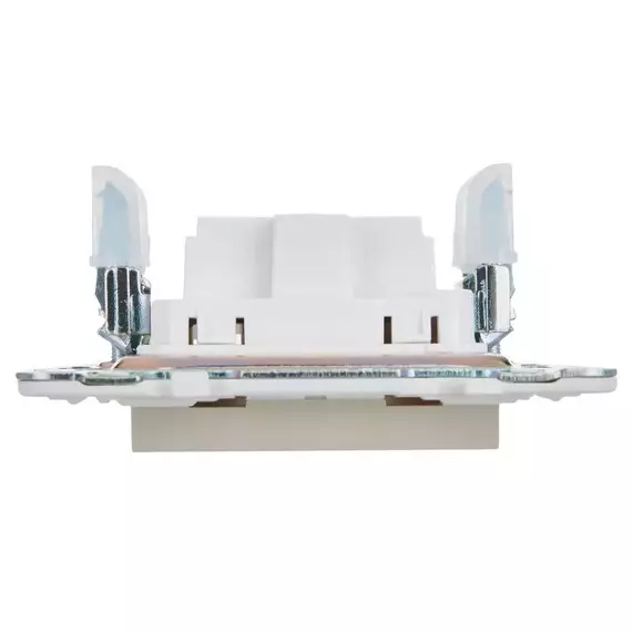 Розетка SKANDY 10А без заземл. без защ. шторок SK-R02B беж. IEK SK-R10-10-K10, изображение 5