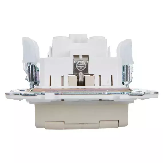 Розетка 1-м SKANDY 16А IP44 с заземл. защ. шторки с крышкой SK-R11B беж. IEK SK-R16-16-44-K10, изображение 5