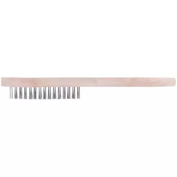 Корщетка с деревянной ручкой 6-ти рядная FIT 38406, изображение 3