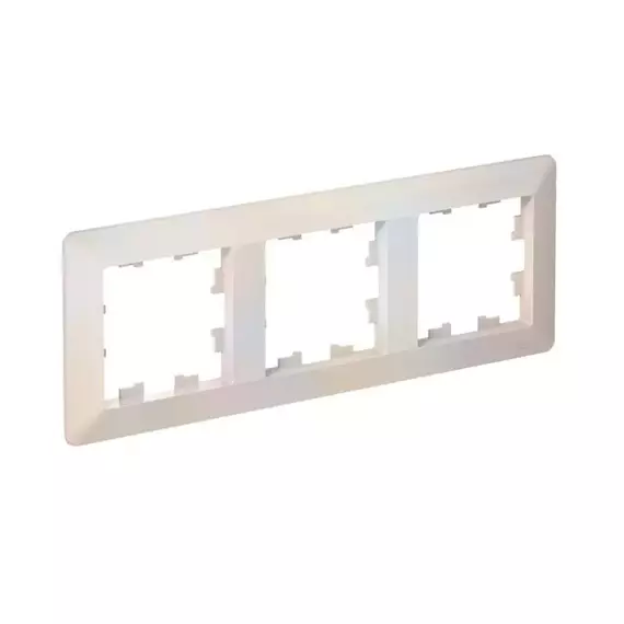 Рамка 3-м AtlasDesign Air жемчуж./дым. бел. SE ATN220403