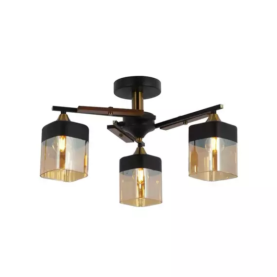 Люстра Glitz 60Вт E27х3 IP20 Freya FR5154PL-03B