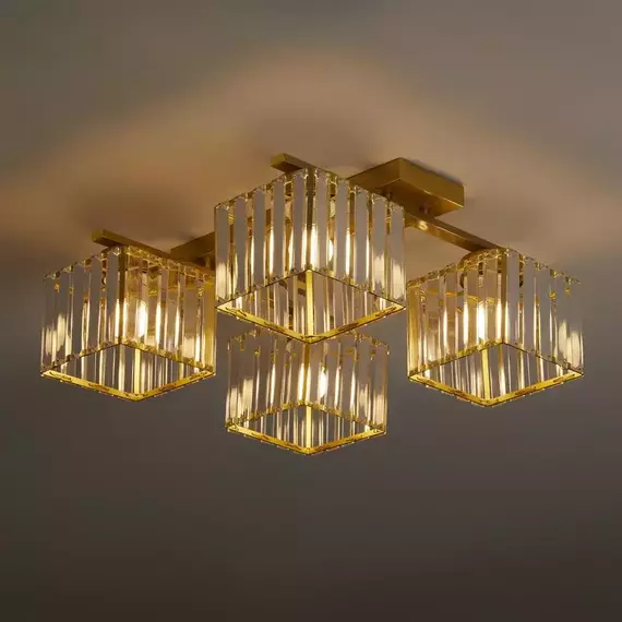 Люстра Lefran 60Вт E27х4 1IP20 Freya FR5476PL-04G, изображение 10