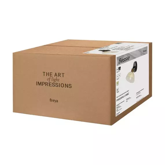 Светильник Bessie 1х60Вт E27 IP20 бра настен. Freya FR5526WL-01BBZ, изображение 9