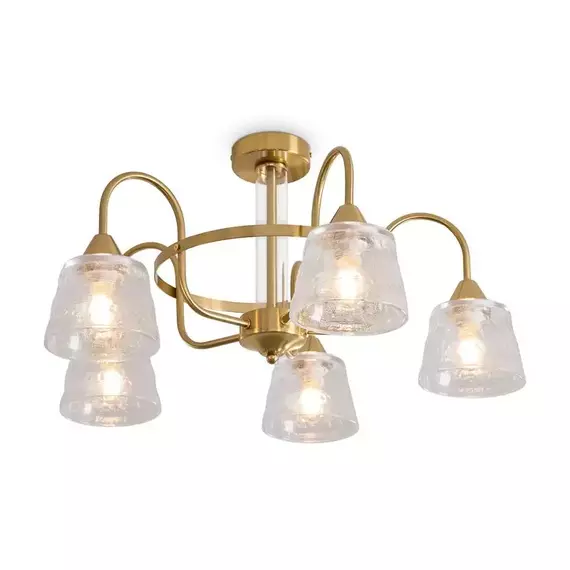 Светильник Caramel 5х60Вт E27 IP20 подвесной Freya FR5522PL-05BS1, изображение 4
