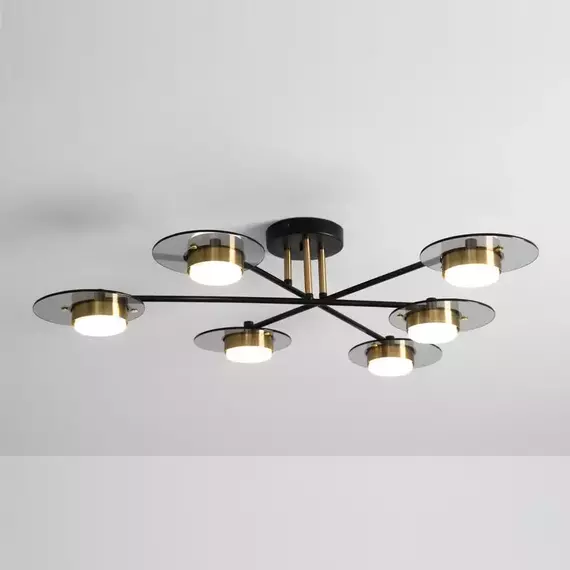 Светильник Moon 6х7Вт GX53 IP20 подвесной Freya FR5513PL-06BBZ, изображение 11