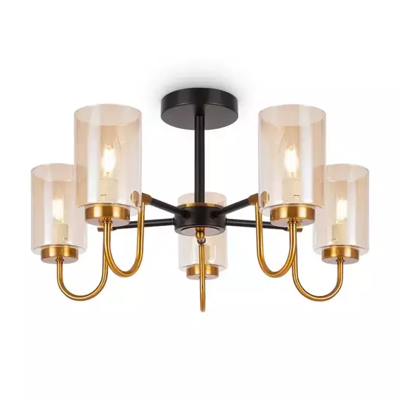 Светильник Jewel 40Вт E14х5 IP20 потолочн. Freya FR5321CL-05BZ, изображение 9