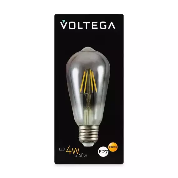 Лампа светодиодная Loft Led ST64 4Вт 3000К E27 Voltega 8512, изображение 6