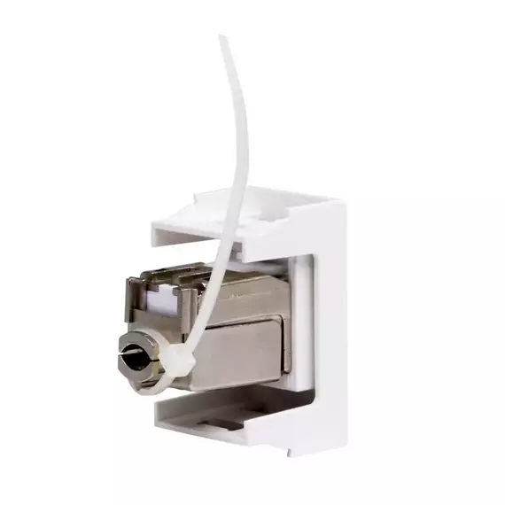 Розетка компьютерная 1-м 1мод. Viva RJ45 кат.6A бел. DKC 45078, изображение 3