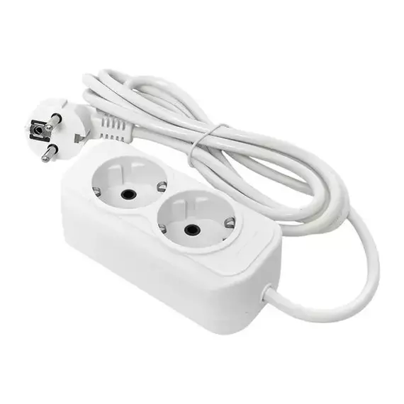 Удлинитель 2х5м с заземл. 16А IP20 Эксперт 3.0кВт ПВС 3х1 EKF UBA16-310-2-05