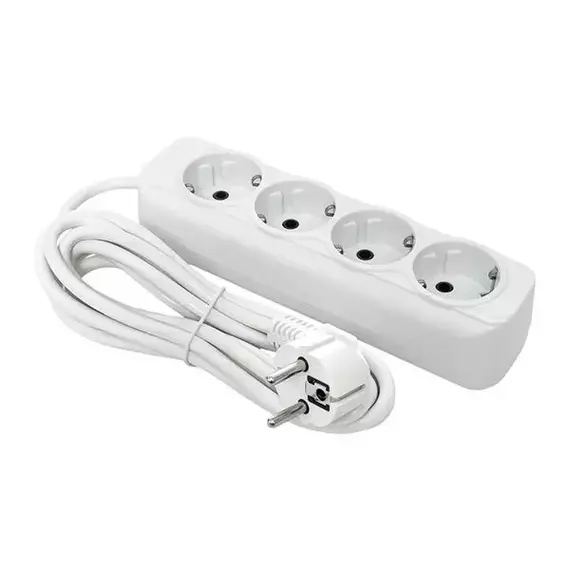 Удлинитель 4х3м с заземл. 16А IP20 Эксперт 3.0кВт ПВС 3х1 PROxima EKF UBA16-310-4-03, изображение 2