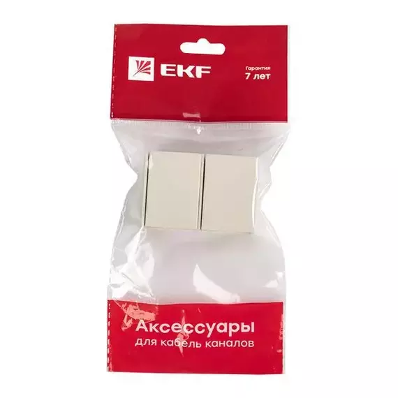 Соединитель на стык 25х25 бел. Plast PROxima (уп.4шт) EKF conw-25-25x4, изображение 7