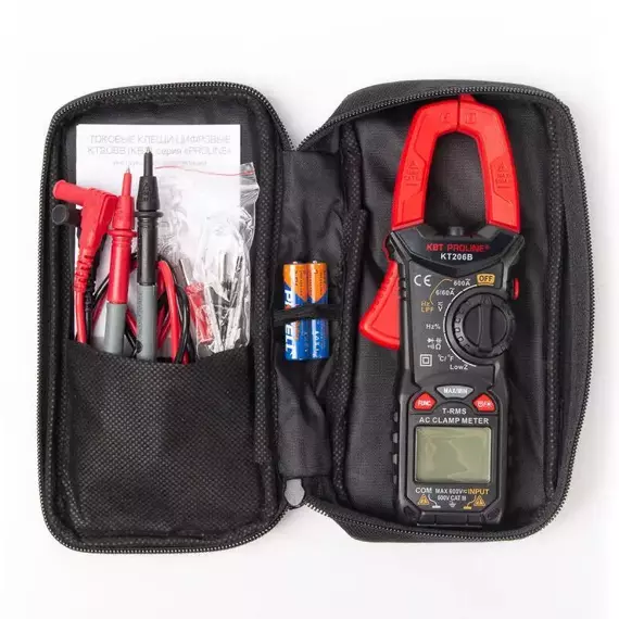 Клещи токовые цифровые "PROLINE" KT 206B КВТ 79130, изображение 5