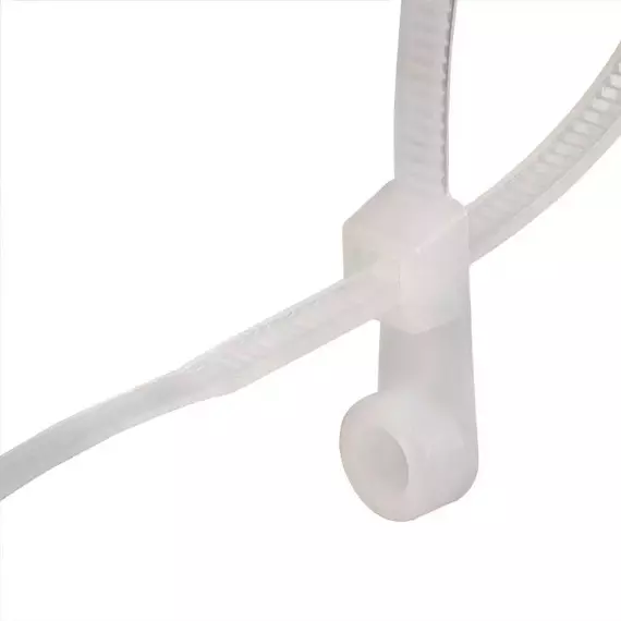 Хомут кабельный КСО 4х110 нейл. бел. (уп.100шт) Fortisflex 80528, изображение 2