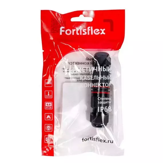Коннектор кабельный FFC-21/3Р-IP68 Fortisflex 89664, изображение 5