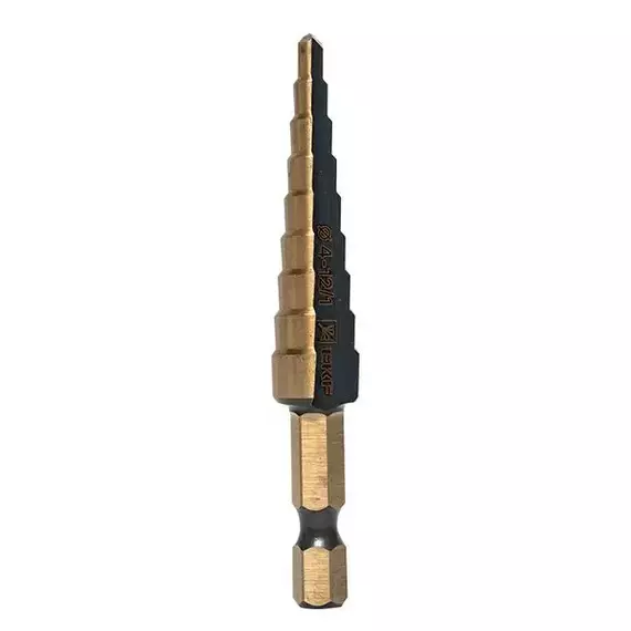 Сверло ступенчатое ST-4-12/1 HSS 9 ступ. EKF ST-4-12/1, изображение 5