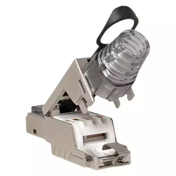Коннектор полевой заделки RJ45 (8P8C) STP экранир. для кабеля кат.6 TERACOM PRO EKF TRP-PLUG-6STP-FST, изображение 7
