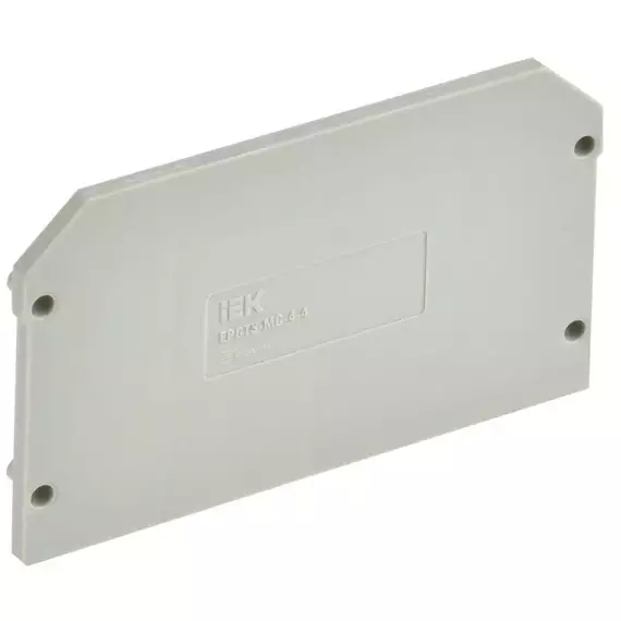 Заглушка для CTS-MC ARMAFIX 4 вывода 4кв.мм сер. IEK YCT12-00-4-K03-004-ZGL