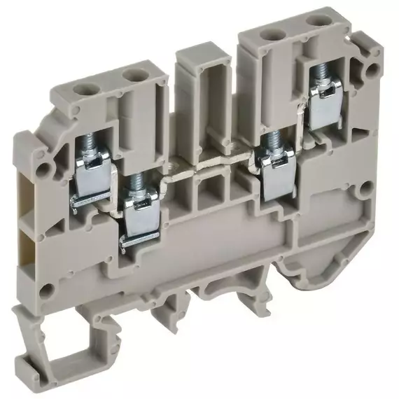 Колодка клеммная CTS-MC ARMAFIX 4 вывода 4кв.мм сер. IEK YCT12-00-4-K03-004