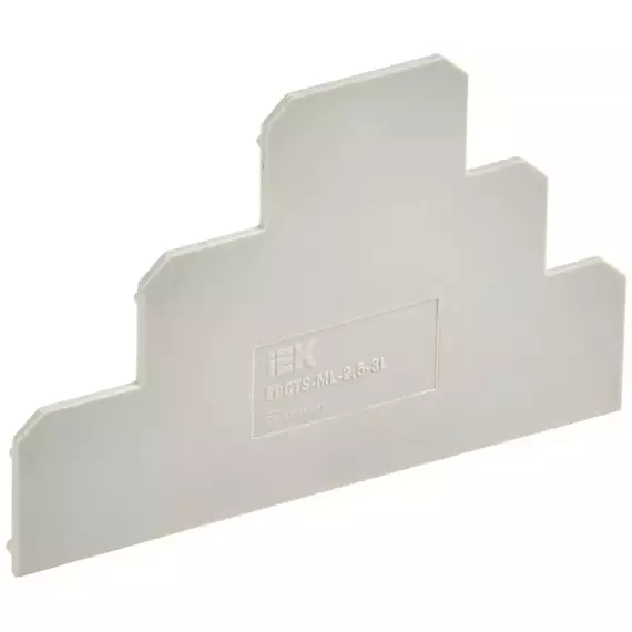 Заглушка для CTS-ML ARMAFIX 3 ур. 2.5кв.мм сер. IEK YCT13-00-3-K03-002-ZGL