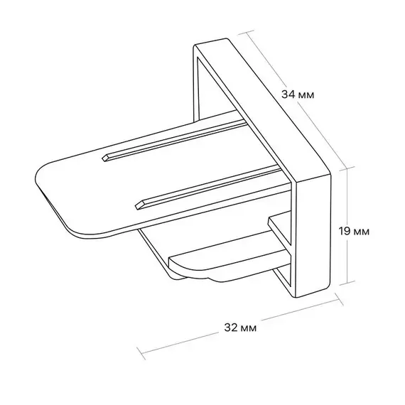 Заглушка трековая ARTLINE пластик бел. Ritter 23110 7, изображение 6