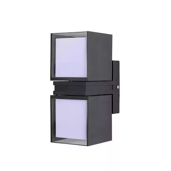 Светильник светодиодный архитектурный PWL-23095 2х8Вт 4000К BL IP54 фасадный исполнение двухсторон. черн. Pro JazzWay 5053151