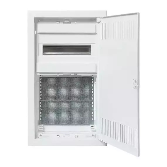 Щит комбинированный встраив. Nova 1 DIN-рейка + 2 монтаж. платы 3 габарит IP41 с метал. перфорированной дверью EKF nv-cb-pmd-1+2, изображение 3
