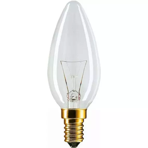 Лампа накаливания Stan 40Вт E14 230В B35 CL 1CT/10X10 Philips 926000006814