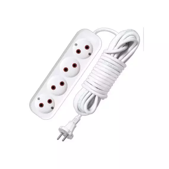 Удлинитель 4х3м без заземл. 6А IP20 У6-766М ПВС 2х0.75 UNIVersal 766М-03