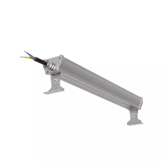 Светильник светодиодный ДСП WP 24 C 60W W 840 L600 SI CL 680х100х85мм 60Вт 4000К IP66 пылевлагозащ. Русский Свет 27072423909, изображение 2