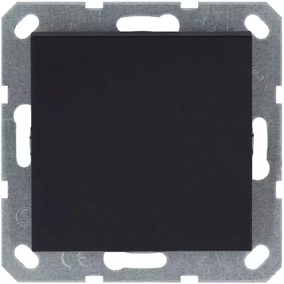 Кнопка звонка 1-кл. 10А IP20 механизм черн. матов. soft touch Jasmart G3010PB