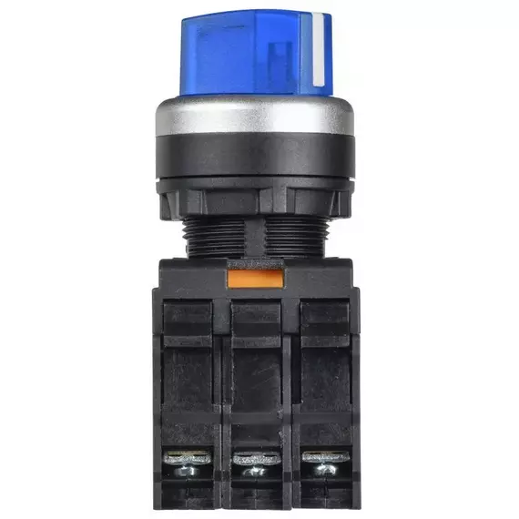 Переключатель 2 полож. 1НО+1НЗ с подсветкой син. MASTER IEK MI-SW60-11XD-3-14-2-K07, изображение 2
