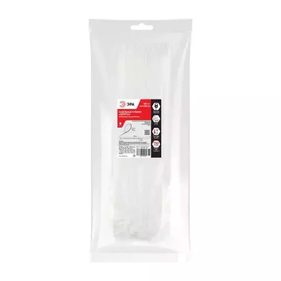 Хомут кабельный 3.6х300 бел. NO-225-154 (уп.100шт) Эра Б0065992, изображение 2