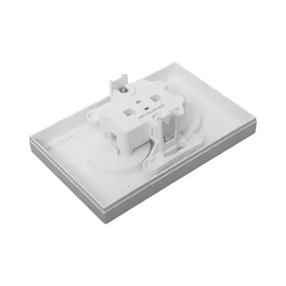 Розетка 2-м СП Эпика 16А без заземл. без защ. шторок с рамкой механизм алюм. EKF UP1-SOA-200, изображение 7