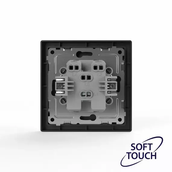 Переключатель перекрестный 1-кл. СП Pixel IP20 механизм карбон TOKOV ELECTRIC TKE-PX-P1R-C14, изображение 4