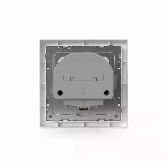 Розетка 1-м СП Pixel IP20 с заземл. с 2-мя заряд. устр. USB тип A+A механизм бел. TOKOV ELECTRIC TKE-PX-R1U2A-C01, изображение 2
