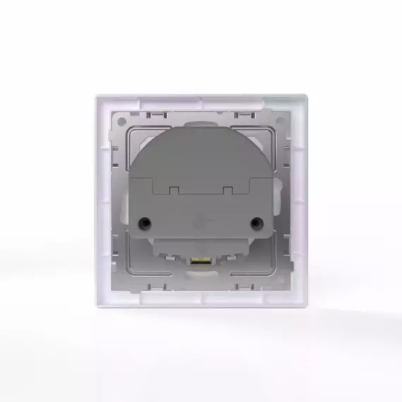 Розетка 1-м СП Pixel IP20 с заземл. с 2-мя заряд. устр. USB тип A+C механизм перламутр. TOKOV ELECTRIC TKE-PX-R1U2AC-C04, изображение 2