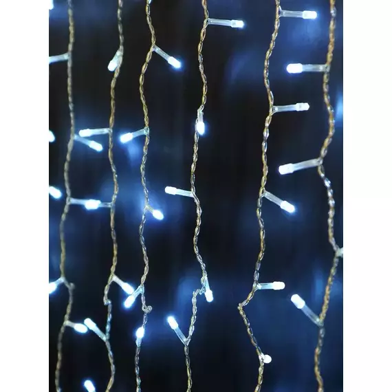 Гирлянда "Занавес" ICLLD300W-C 300LED бел. 3х3м 8режимов IP20 SHLights 4690601052988, изображение 3