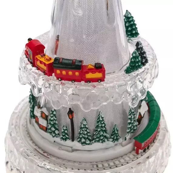 Фигура светодиодная "Новогодний поезд с мелодией" 30.5см RGB на подставке Neon-Night 513-025, изображение 5