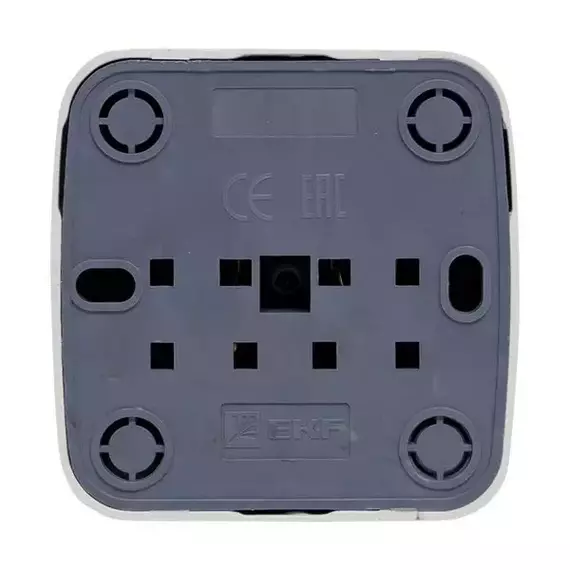 Розетка 1-м ОП Минск 16А IP20 с заземл. бел. Basic EKF EGR16-028-10, изображение 6