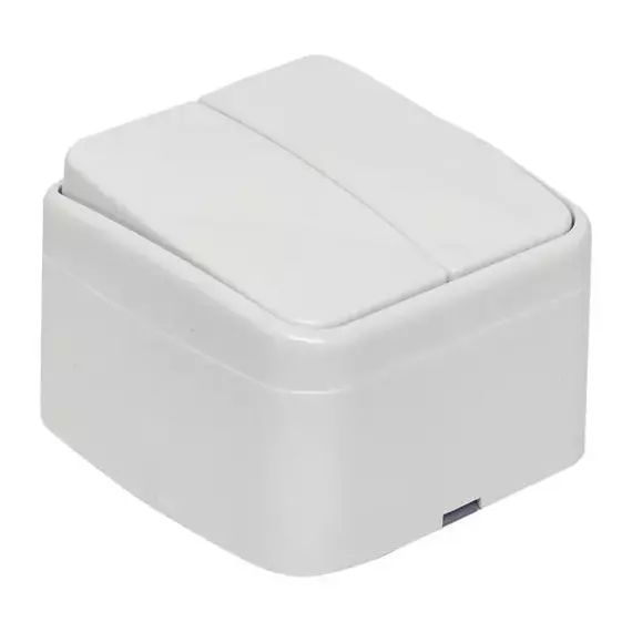 Выключатель 2-кл. ОП Минск 10А IP20 бел. Basic EKF EGV10-023-10, изображение 7