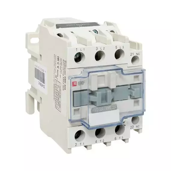 Контактор КМЭ 32А кат. 380В AC 1НЗ EKF ctr-s-32-380-nc